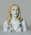 Rosi Steinbach: Bea, 2010, ceramic, glazed, painted, 46 x 40 x 24 cm
/Kunstfonds, Staatliche Kunstsammlungen Dresden [Art Fund, Dresden State Art Collections]

